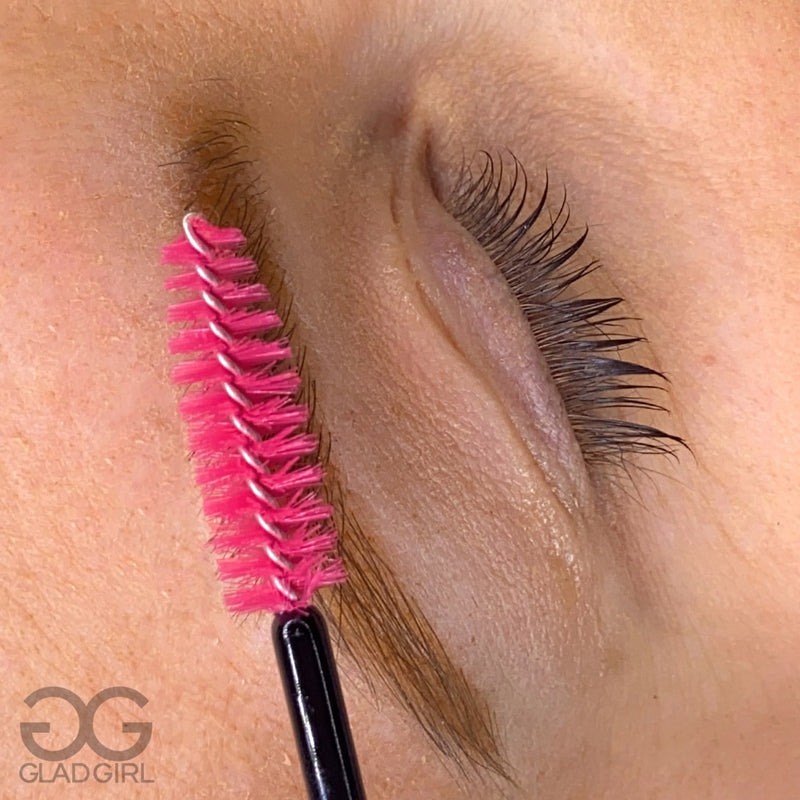 Eyelash Extension Pink Spoolies - 25 per Quantity