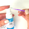 Poweful lash glue remover application with micro brush