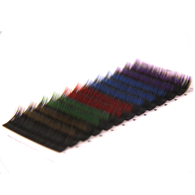 Multi Colored Ombre Lash Extensions
