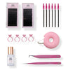 Volume Fill-In Kit contents - lashes, spoolies, tweezers, lash adhesive
