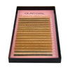 Salon Professional Mixed Length Blonde Lashes - D Curl, .07 x 8 through 15mm - Close up