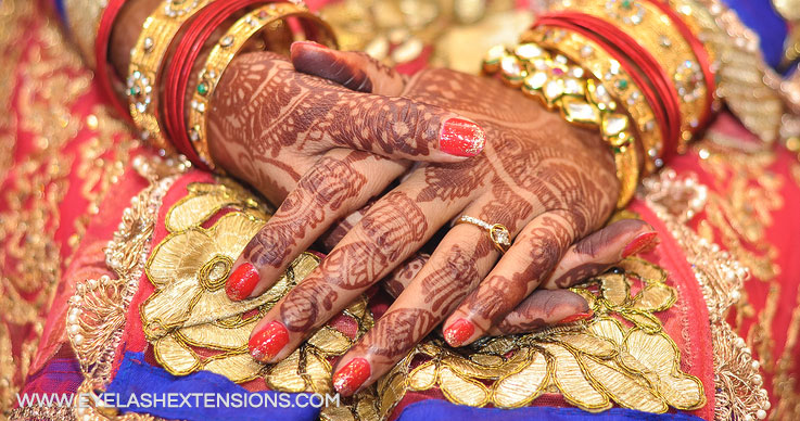 Cross-Cultural Bridal Beauty Henna Tattoos