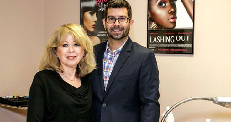 Esther and Brian of Glad Lash