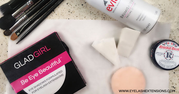 Extensions Safe Eyeshadow Palette - 3 Ways