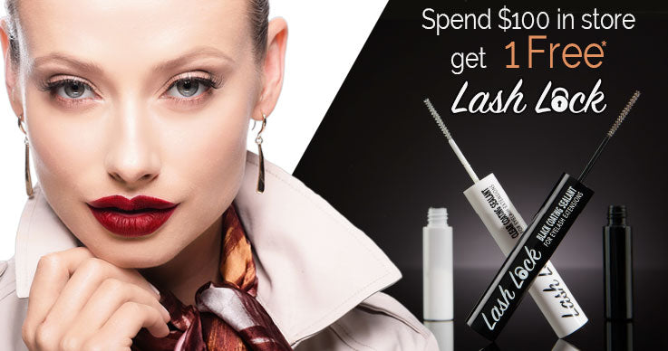 Spend $100 In Store, Get 1 Free Lash Lock