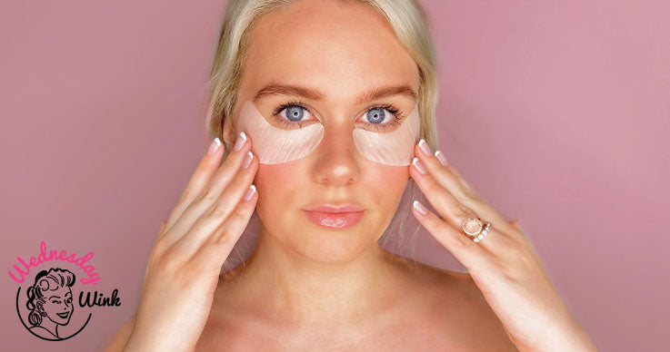 Janelle Greenstreet wearing under eye pads