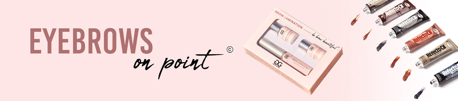 Professional Eyebrow Beauty Products: Extensions, Lamination &amp; Tinting