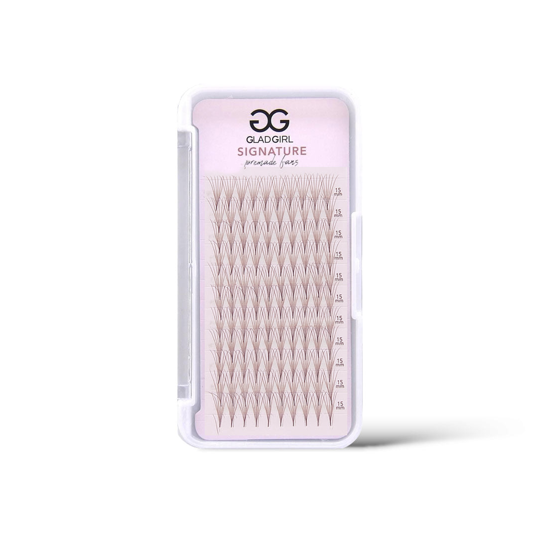 10D Heat Bonded PreMade Lash Fans - Dark Brown