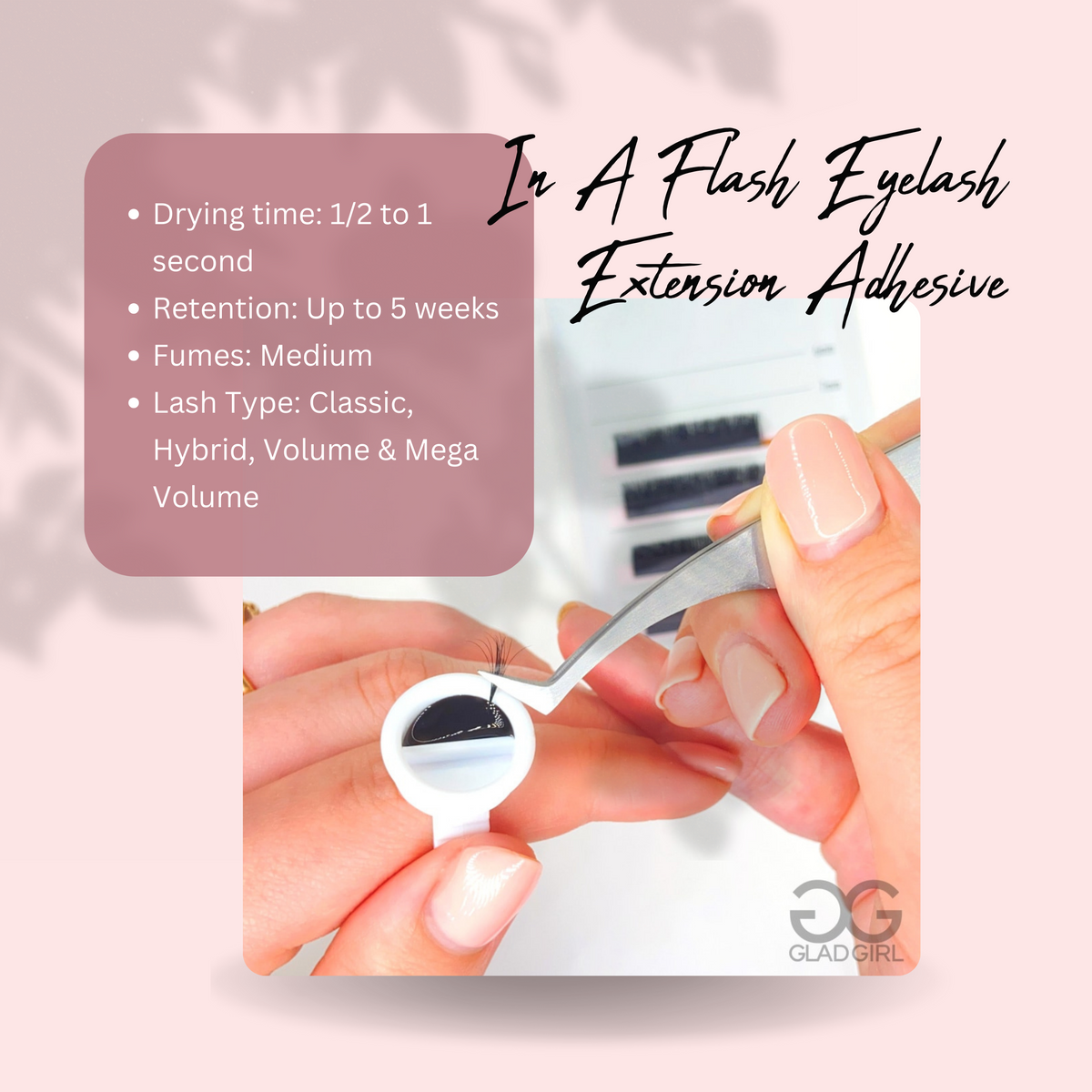 quick drying lash extension adhesive glue