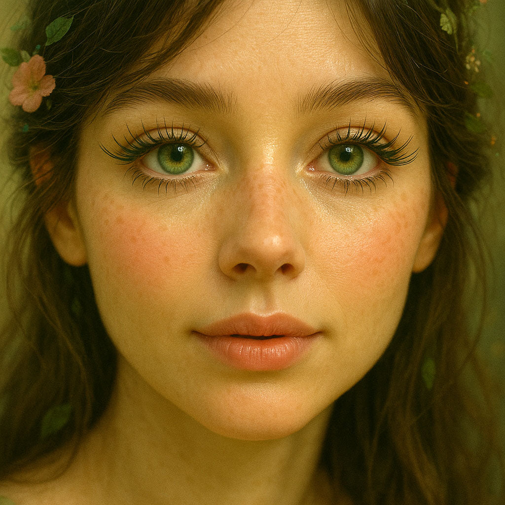 Signature Mink Handmade Fans - Anime Leaf Bloom Lashes