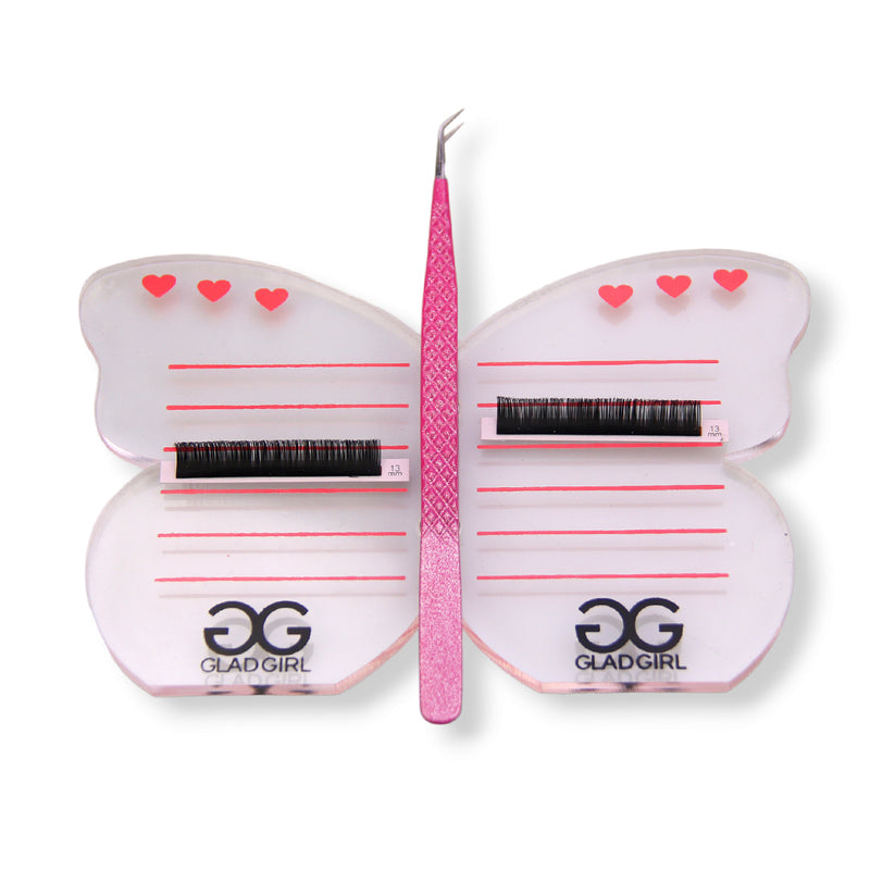Acrylic Butterfly Eyelash Extension Magnetic Palette