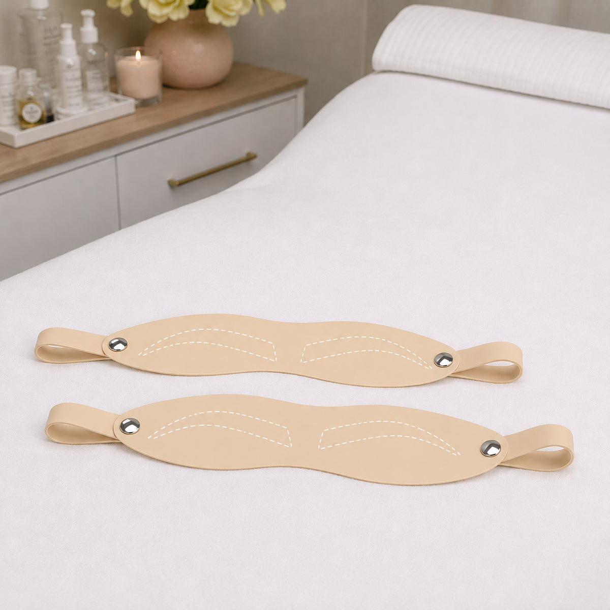 Silicone Eyebrow Extension Practice Headbands - 2 Pack