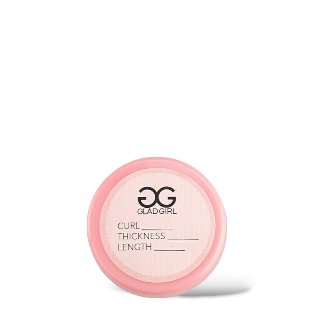 Eyelash Extension Storage Jar - Pink