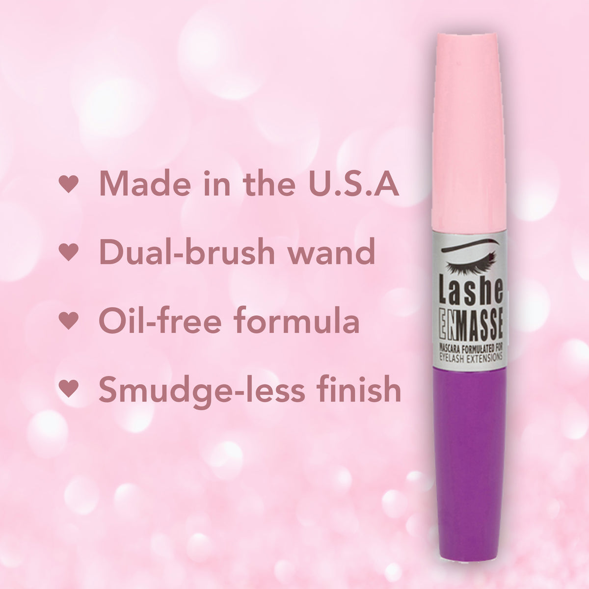 Lashe EnMasse Mascara for Eyelash Extensions