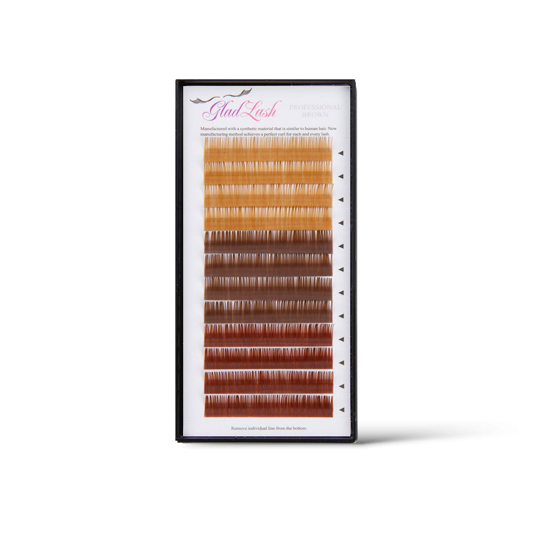 Glad Lash Professional Lashes - Shades of Brown