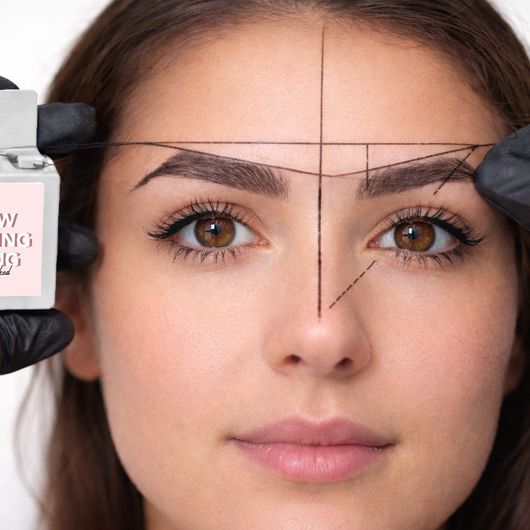 Pre-Inked Brow Mapping String
