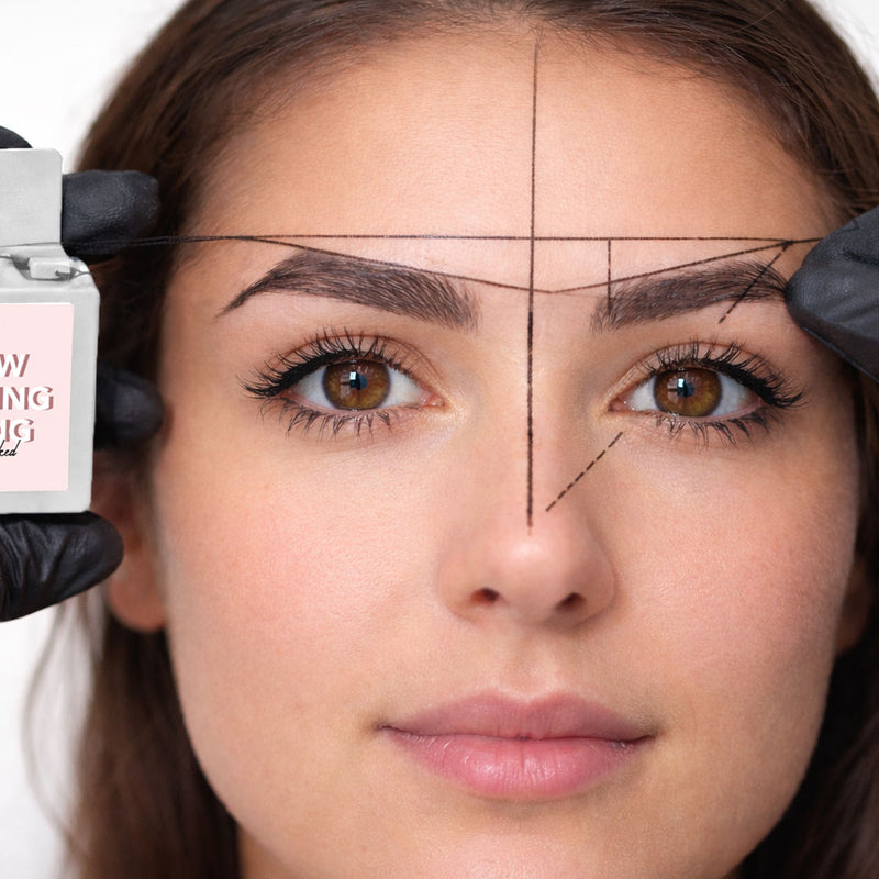 Pre-Inked Brow Mapping String