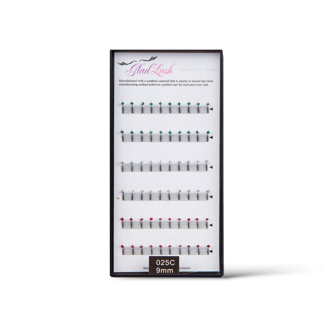 GladGirl Crystal Eyelashes - Classic - 0.25mm