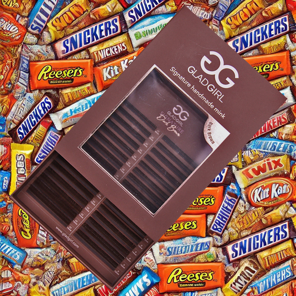 Signature Mink Mixed Length &amp; Mixed Curl Dark Brown Lashes