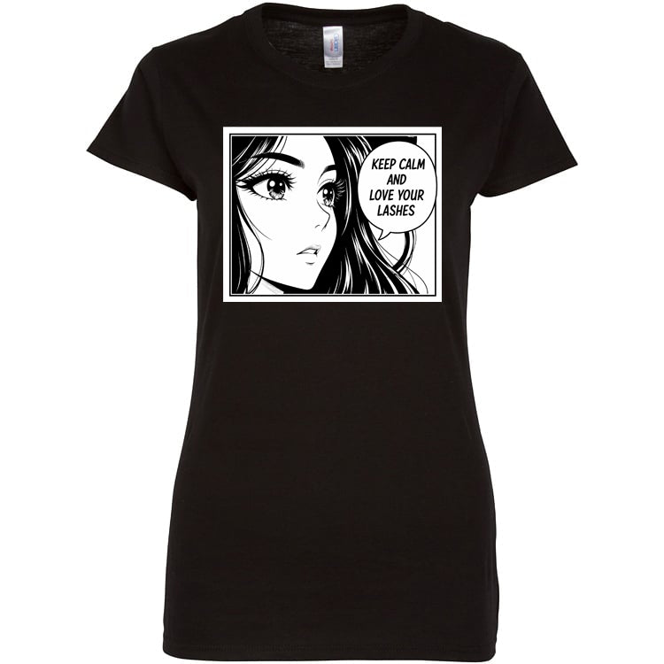 GladGirl "Keep Calm" T-Shirt - Comic Style