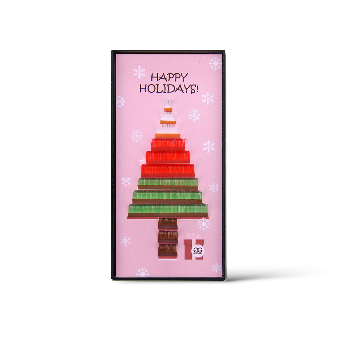 GladGirl Mixed Length Holiday Lashes - CC Curl, .07 x 12 through 14mm