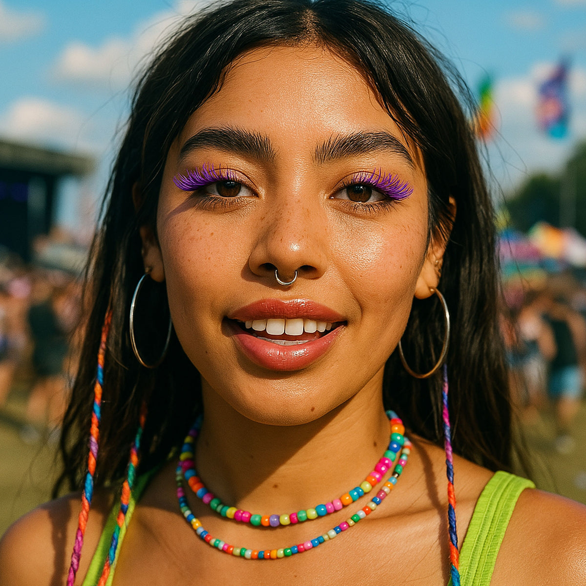 Signature Mink Mixed Length Techno-Color Lashes - CC Curl