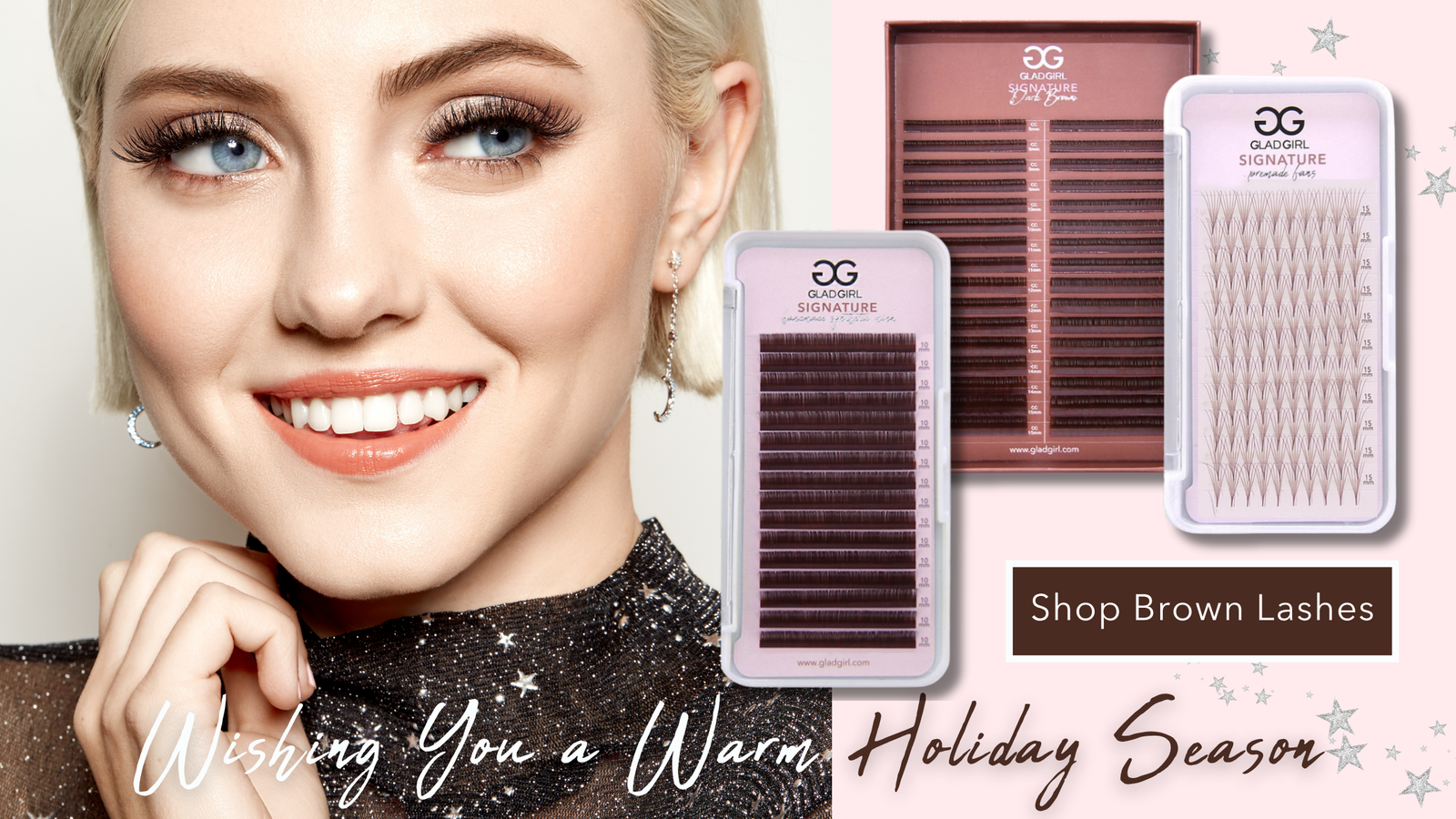 GladGirl Brown Eyelashes 2025 Holiday Sale