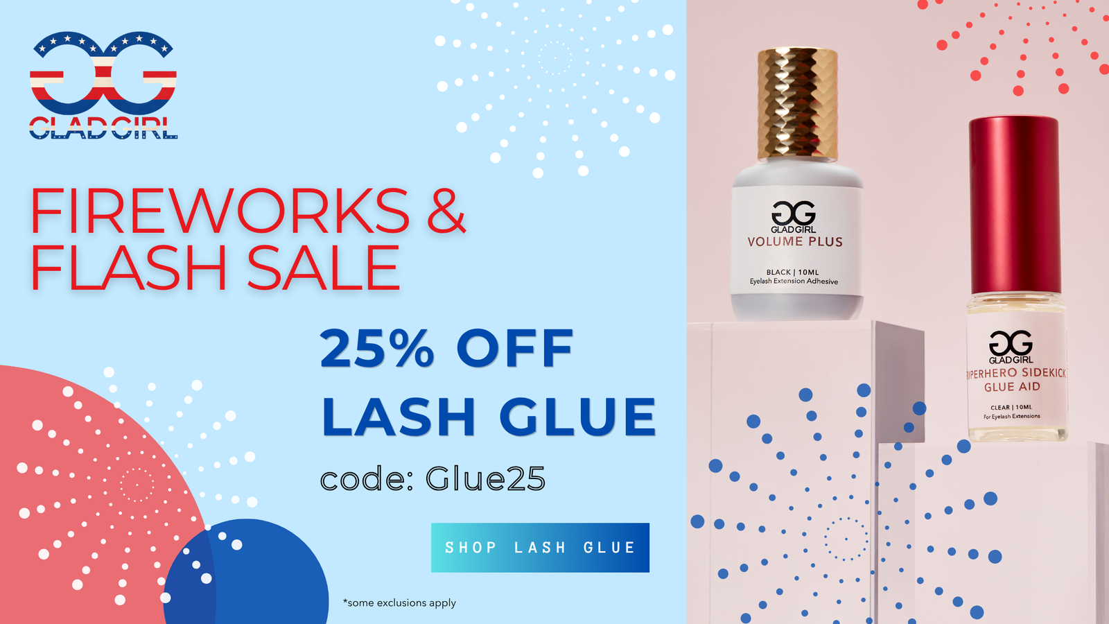 GladGirl Eyelash Glue Sale 25% Off