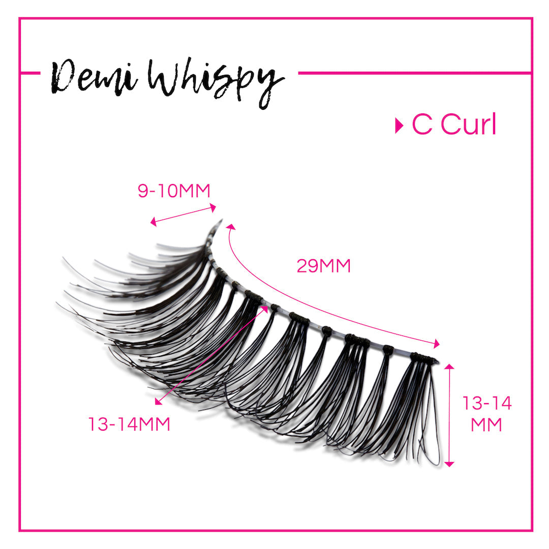 GladGirl False Lashes Bundle - Demi Wispy