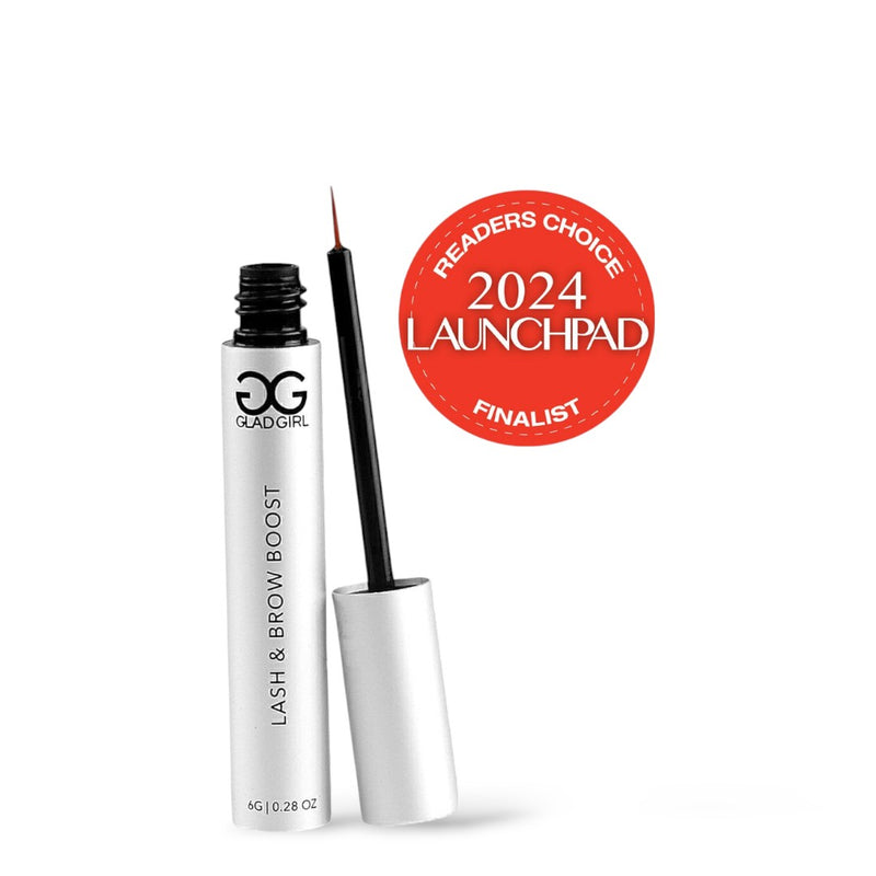 GladGirl Lash &amp; Brow Boost - 6ml – serum tube with award seal