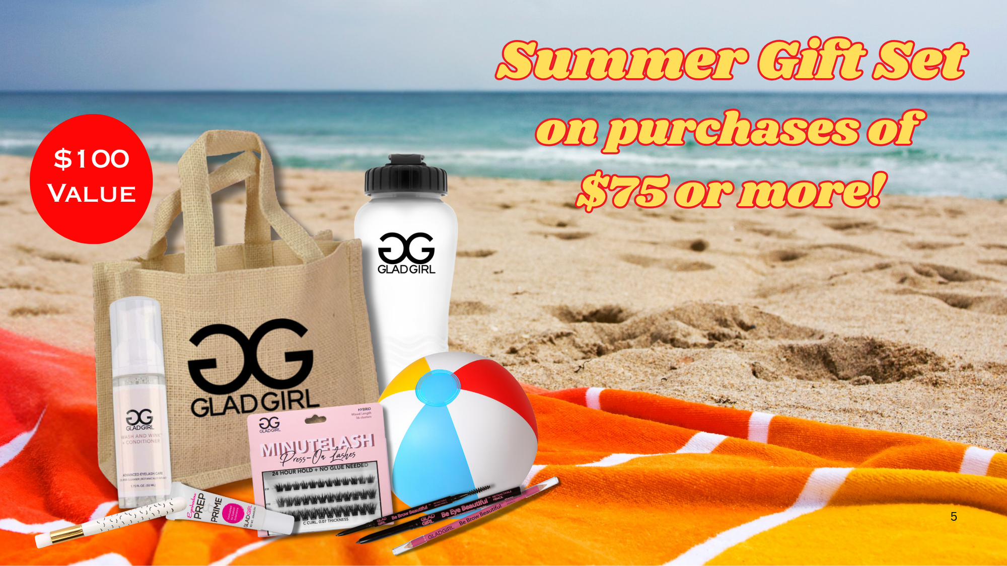 GladGirl Summer 2025 Free Summer Gift Set Promotion