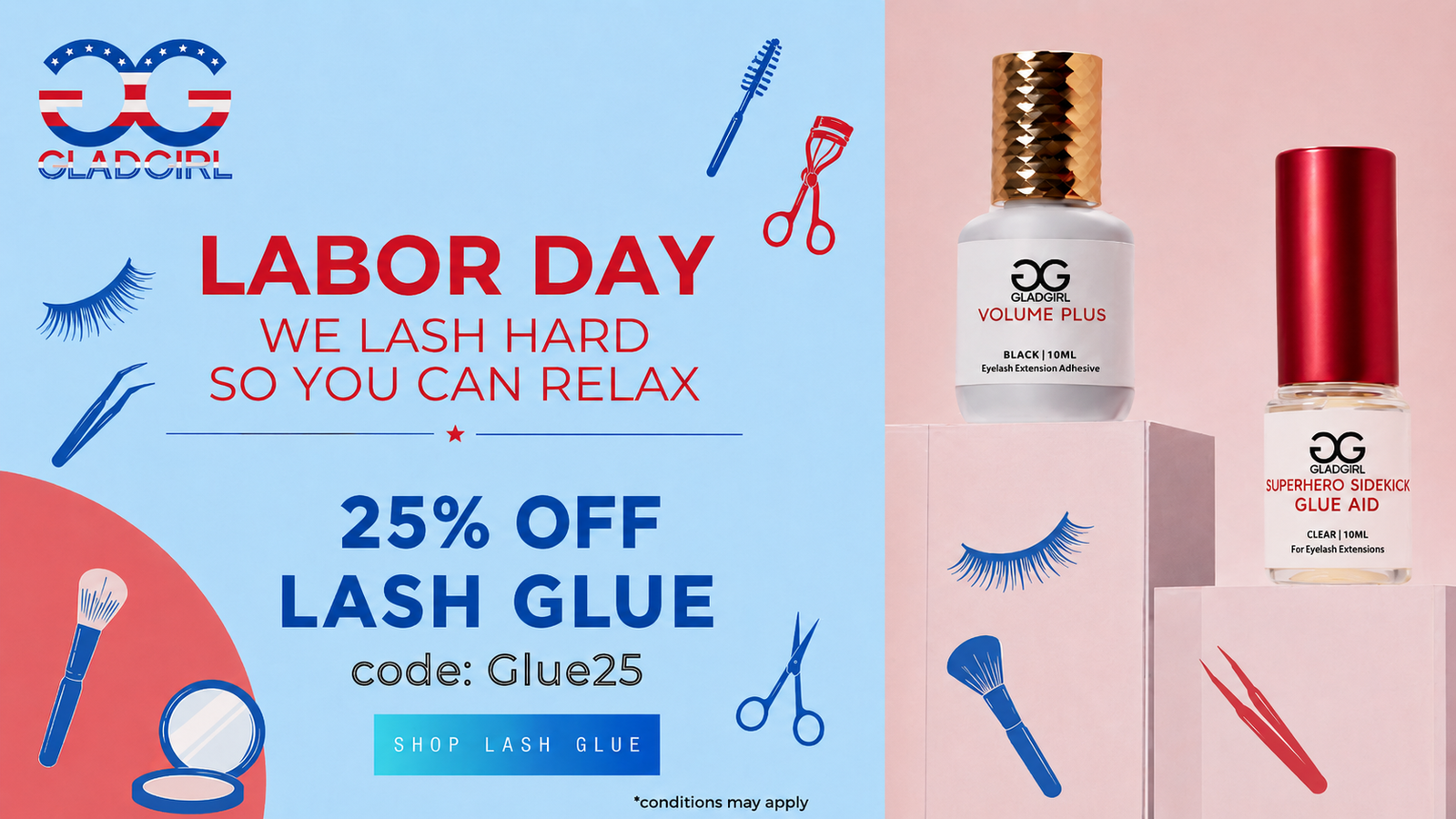 Labor Day Lash Glue Sale