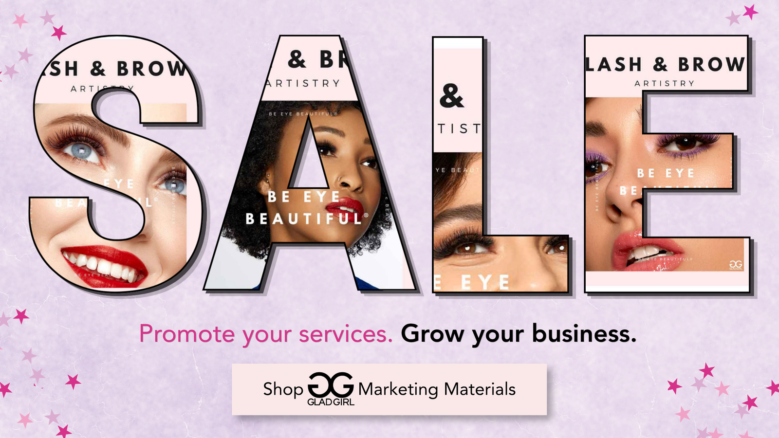 Marketing Materials for Beauty Services Sale