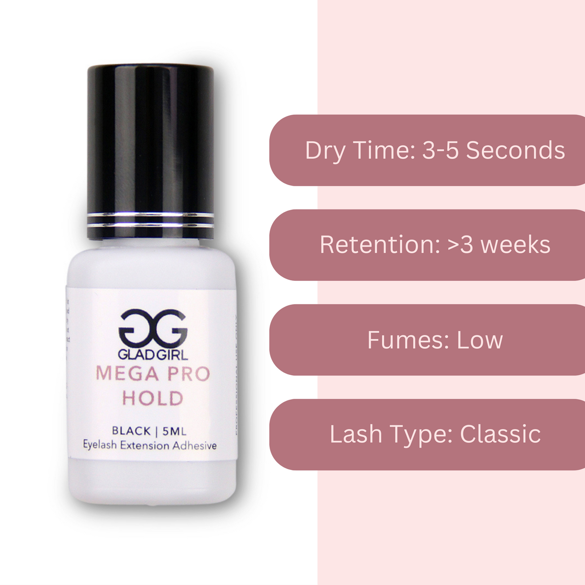 Mega Pro Hold Eyelash Extension Adhesive