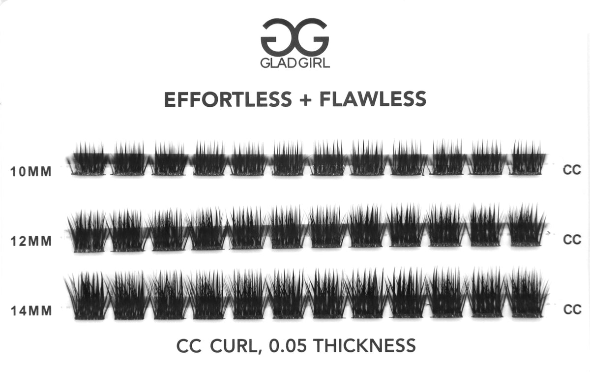 MinuteLash DIY Eyelash Extensions - Mega Volume - 36 Mixed Length Clusters