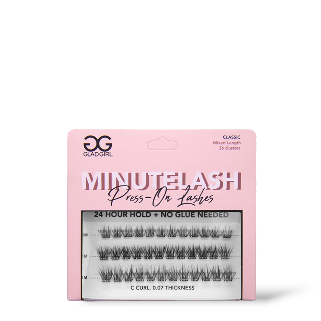 MinuteLash Press-On Lashes - 36 Pre-glued Clusters