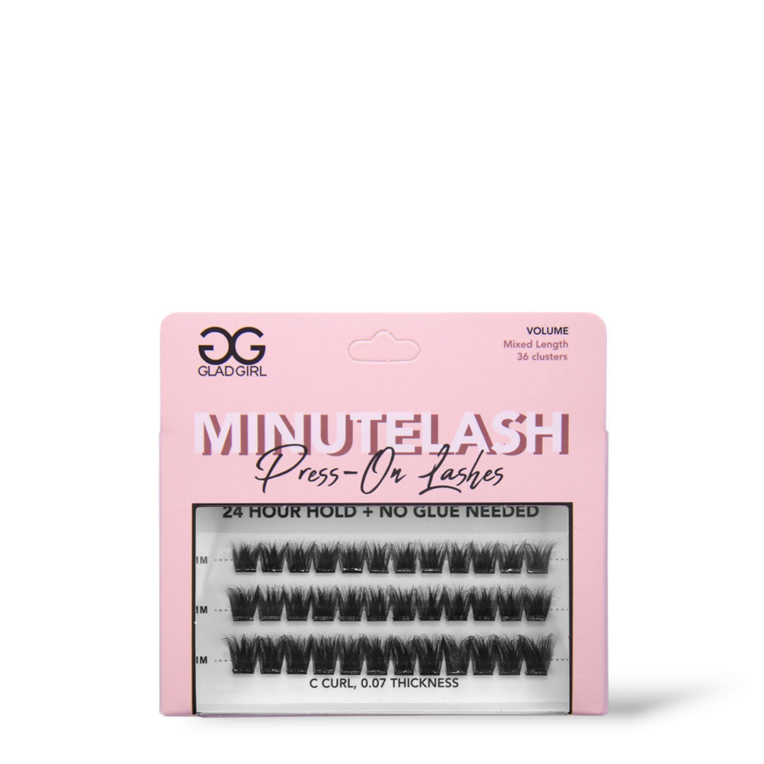 MinuteLash Press-On Lashes - 36 Pre-glued Clusters