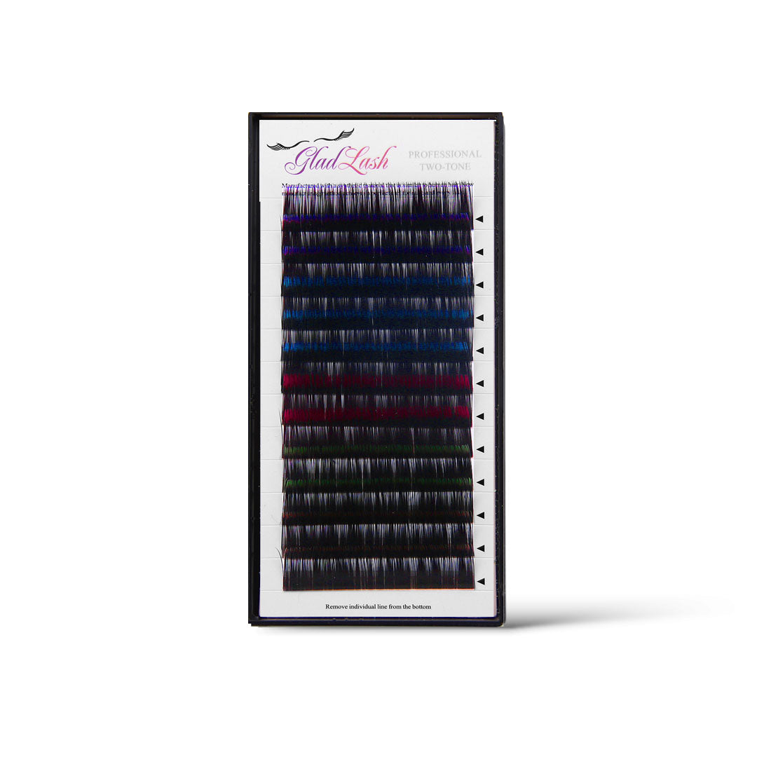 Multi Colored Ombre Lash Extensions