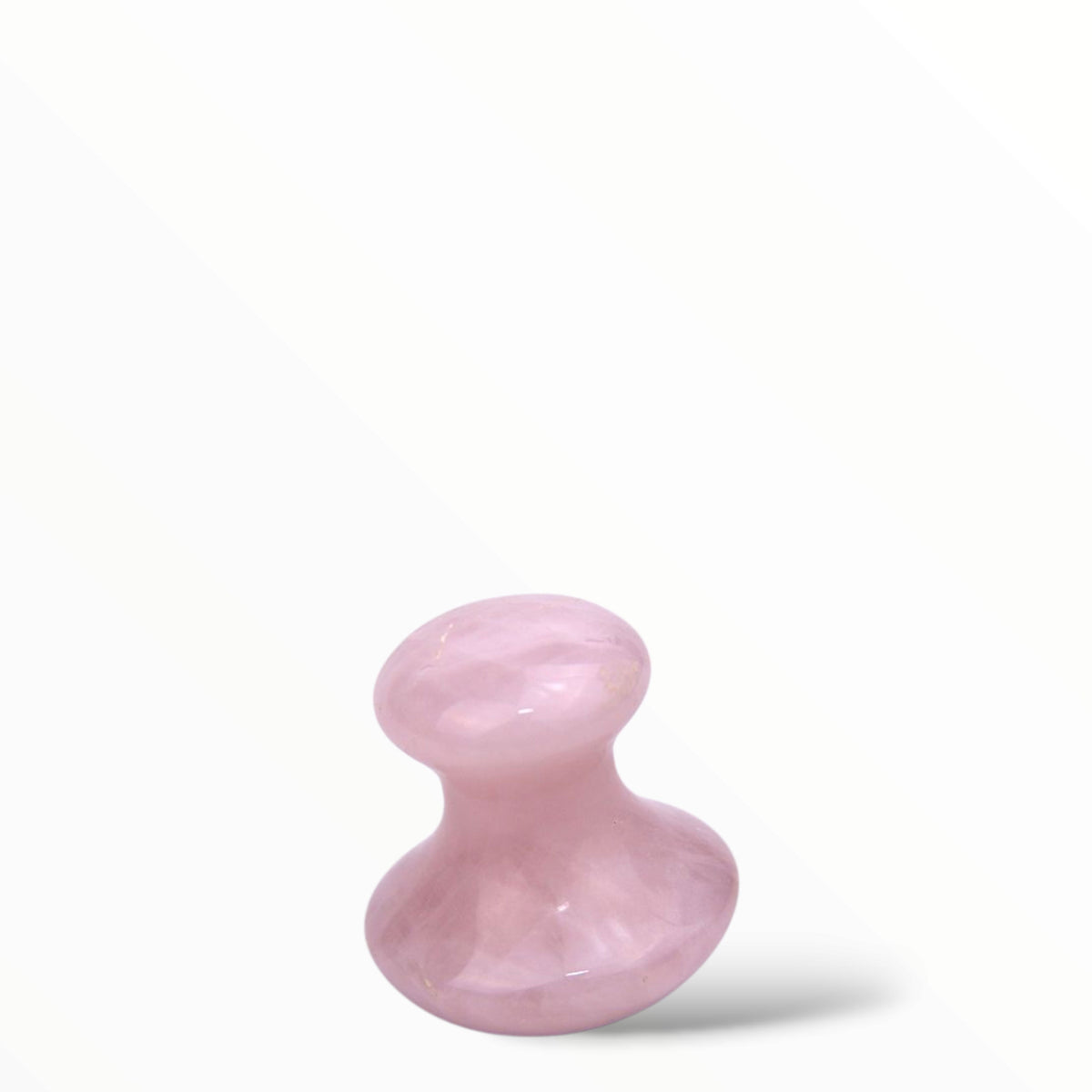 Rose Quartz Mushroom Gua Sha Massage Stone