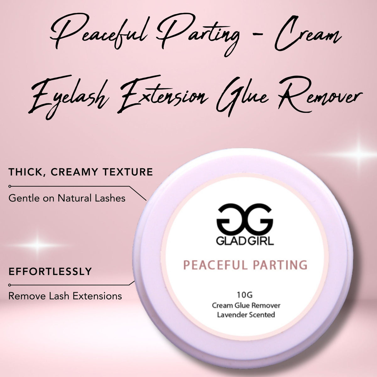 Peaceful Parting - Cream Eyelash Extension Glue Remover