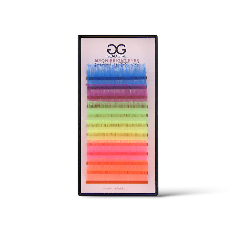 GladGirl Mixed Color Lashes UV Neon Bright Eyes