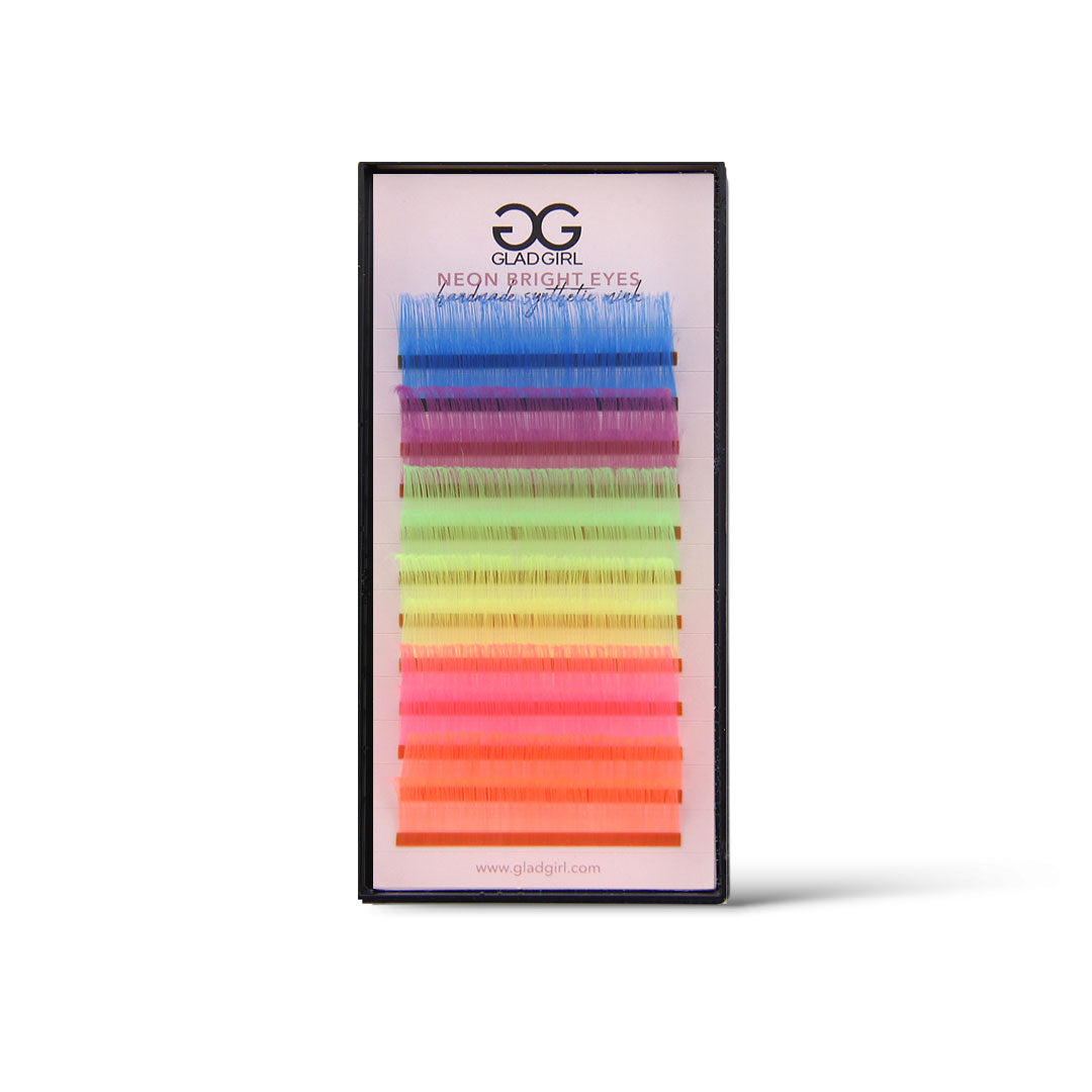 GladGirl Mixed Color Lashes UV Neon Bright Eyes