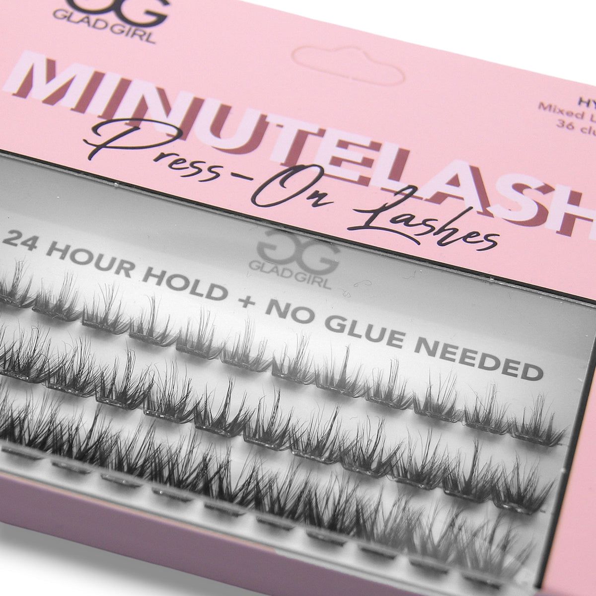 MinuteLash Press-On Lashes - 36 Pre-glued Clusters