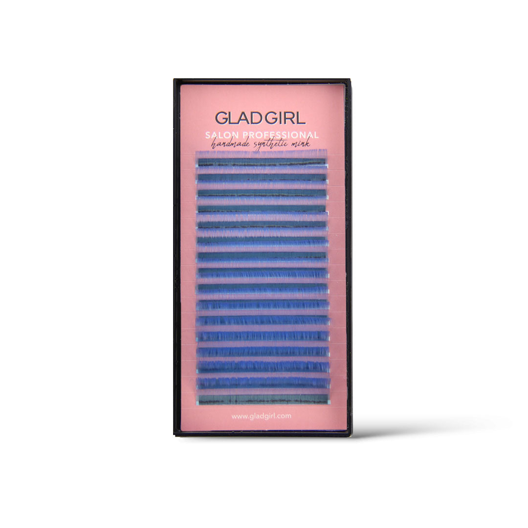 Salon Professional Mixed Length Light Blue Lashes