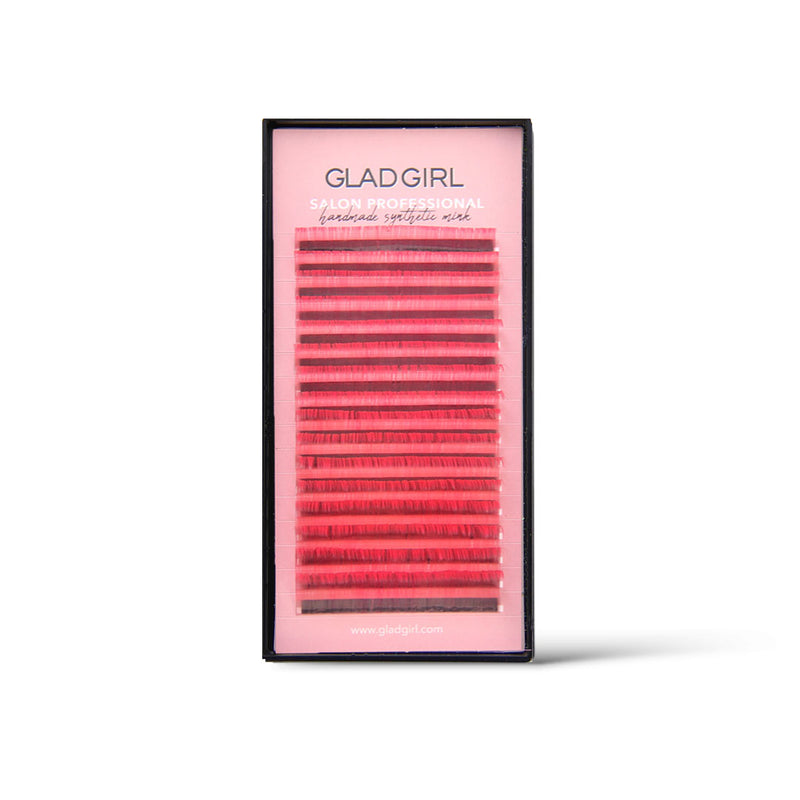 Salon Professional Mixed Length Pink Lashes