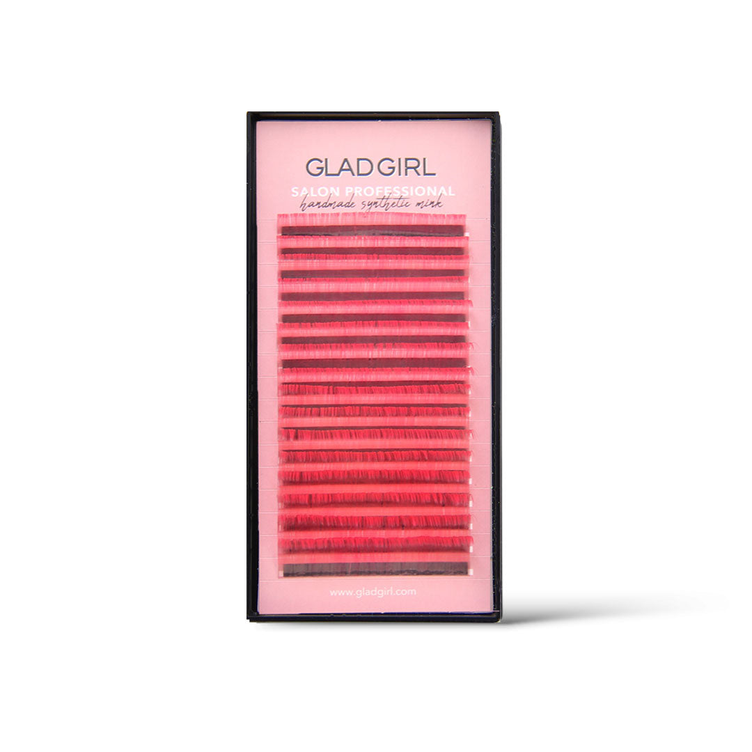 Salon Professional Mixed Length Pink Lashes