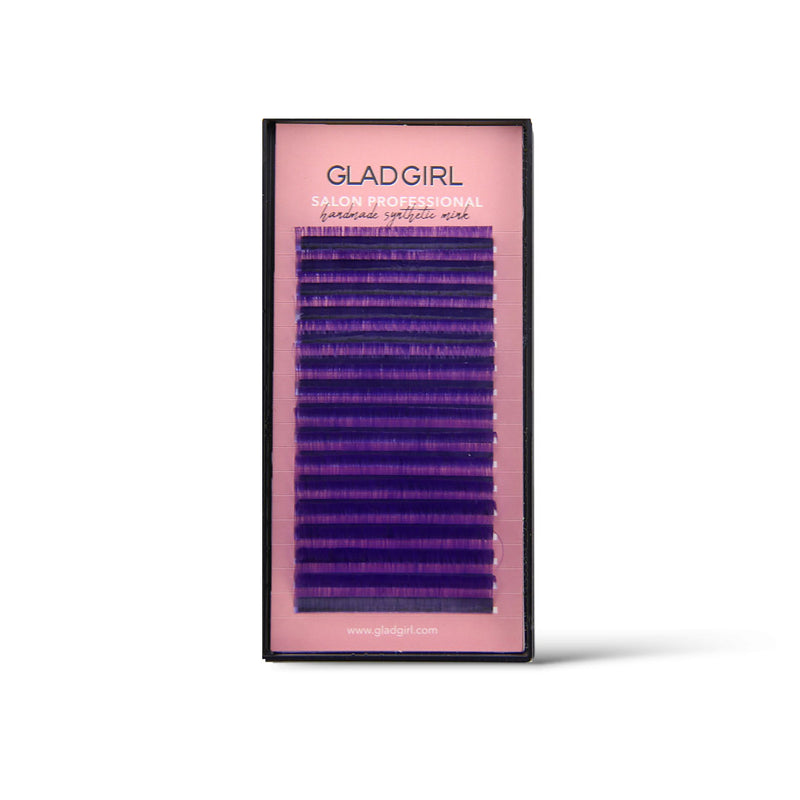 Salon Professional Mixed Length Purple Lashes