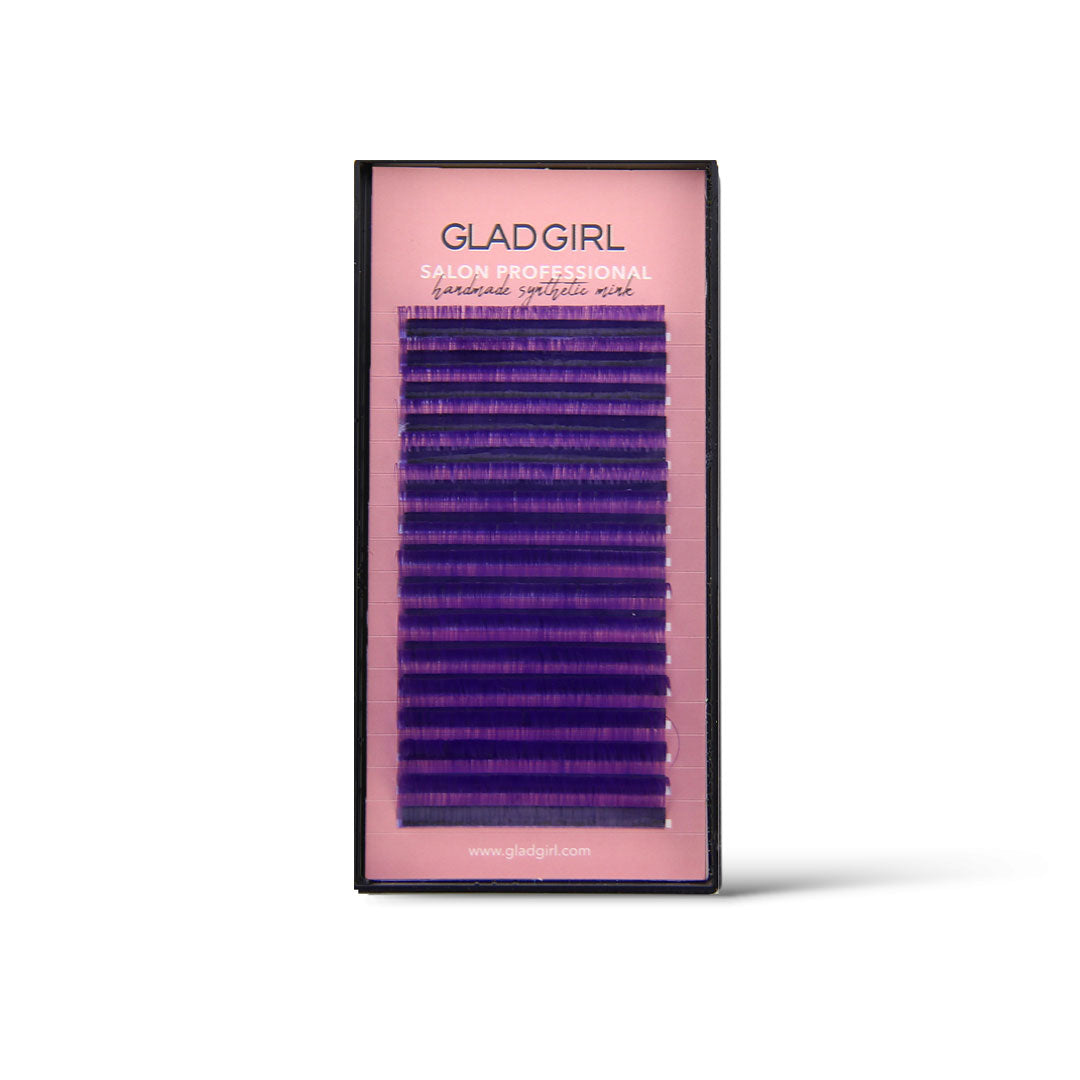 Salon Professional Mixed Length Purple Lashes
