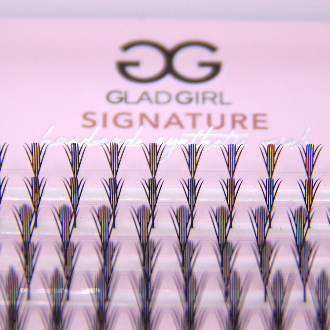 Signature Mink Handmade Fans - Anime Leaf Bloom Lashes