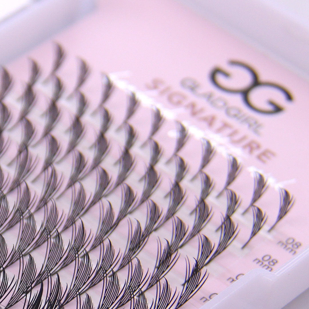 Signature Mink Handmade Fans - Anime Leaf Bloom Lashes